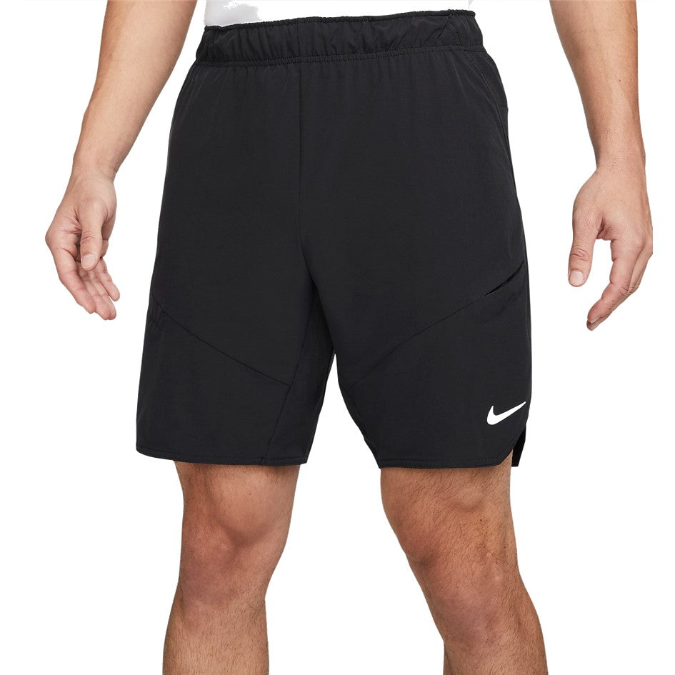 Nike Men's Advantage 9" Black & White Tennis Shorts