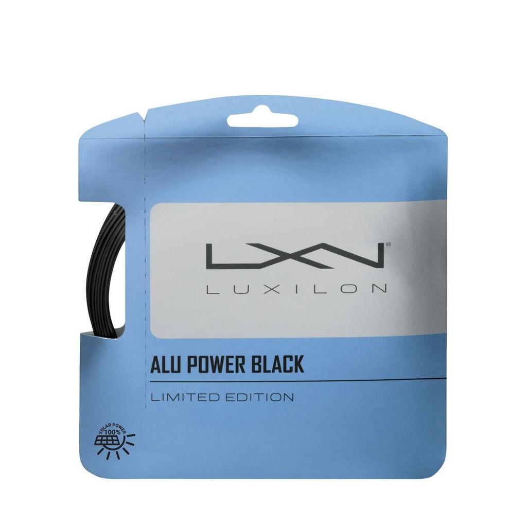 Luxilon Alu Power 125 Black Tennis String Set