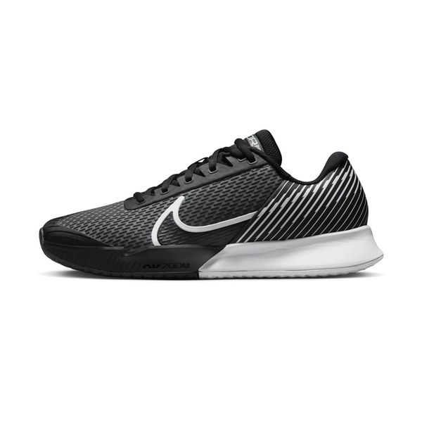 Men's air zoom vapor x tennis shoes white and black hot sale