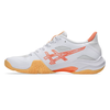 Asics Blade FF 2 White & Vivid Coral Women's Indoor Court Shoes Side 2