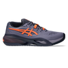 Asics Gel-Resolution X Greyish Purple & Nova Orange Wide 2E Men's Tennis Shoes