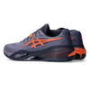 Asics Gel-Resolution X Greyish Purple & Nova Orange Wide 2E Men's Tennis Shoes Pairs