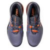 Asics Gel-Resolution X Greyish Purple & Nova Orange Wide 2E Men's Tennis Shoes Top