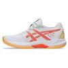 Asics Powerbreak FF White & Vivid Coral Women's Indoor Court Shoes Side 2