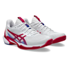 Asics Solution Speed FF3 Clay White & Bright Rose Women's Tennis Shoes Pair