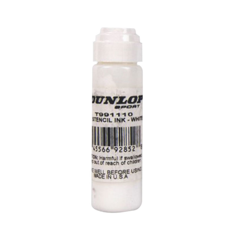 Dunlop White Stencil Ink