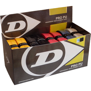 Dunlop Pro PU Replacement Grips Mixed Box of 24