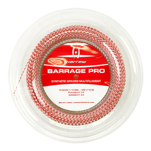 Harrow Barrage Pro 18G 110m Reel White/Red