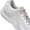 Kanso EQ Fly White Indoor Court Shoes Close Up of Tongue