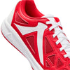 Kanso Takumi Red & White Indoor Court Shoes Tongue Close Up