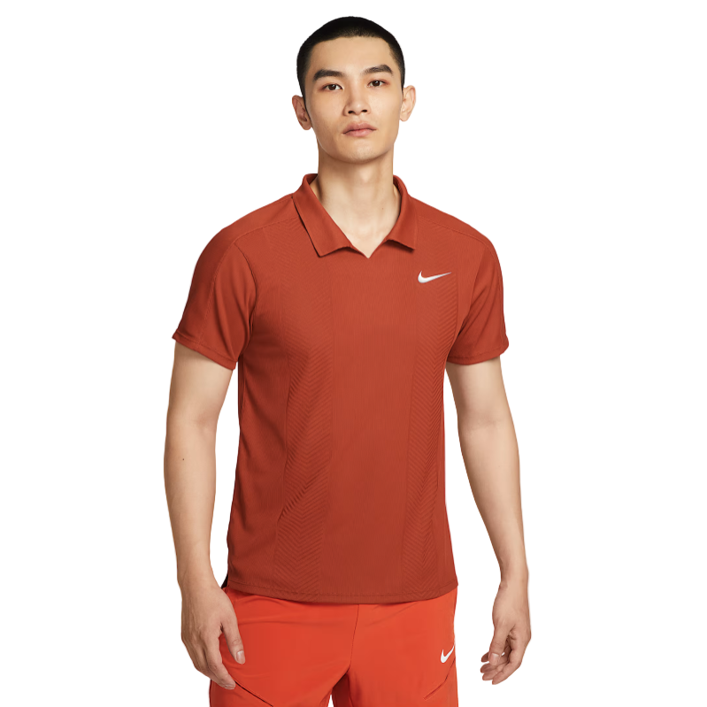 NikeCourt Dri-FIT Advantage Slam NY Rugged Orange Men's Polo