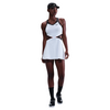 NikeCourt Dri-FIT Advantage Slam US Open Women's White, Black, and Hot Punch Tennis Dress