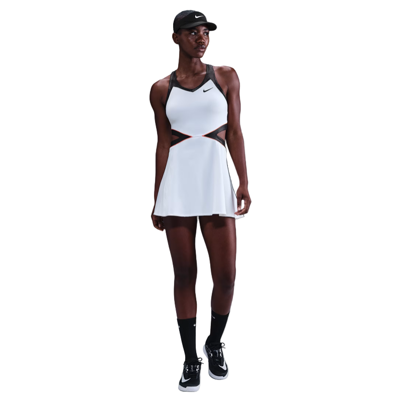 NikeCourt Dri-FIT Advantage Slam US Open Women's White, Black, and Hot Control the 'T' Sports NikeCourt Dri-FIT Advantage Slam US Open Women's White, Black, and Hot Control the 'T' Sports