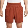 NikeCourt Dri-FIT Slam NY Rugged Orange Men's 6" Tennis Short Worn