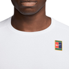 NikeCourt Slam Dri-FIT Advantage Men's White Tennis Top Close