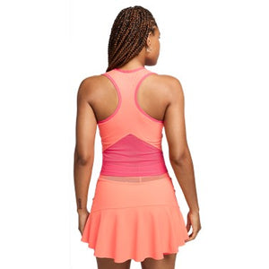 NikeCourt Women's Mango & Black Slam Tank Top back