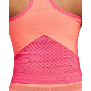 NikeCourt Women's Mango & Black Slam Tank Top Close up