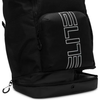 Nike Varsity Elite Black & Metallic Silver 32L Backpack Bottom Pocket
