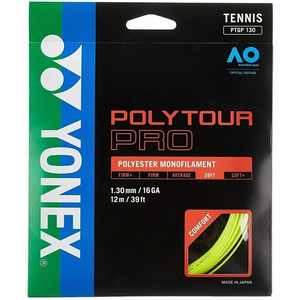 Yonex Poly Tour Pro 130 16G Yellow Tennis String Set