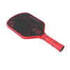 Six Zero Ruby Pro Red 14mm Pickleball Paddle Angle 3