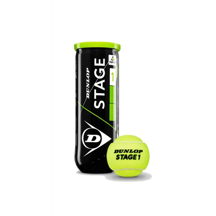 Dunlop Stage 1 Green Tennis Balls 3-Pack