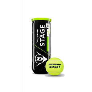 Dunlop Stage 1 Green Tennis Balls Case of 24 Tins