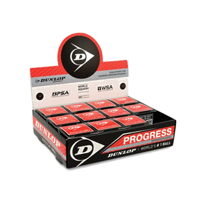 Dunlop Progress Squash Ball Box of 12