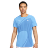 Nike Dri-FIT ADV Rafa Short-Sleeve Men's Blue Tennis Top