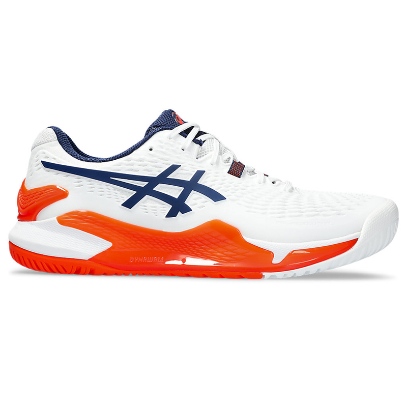 Asics Men s Gel Resolution 9 2024 10 White Blue Expanse