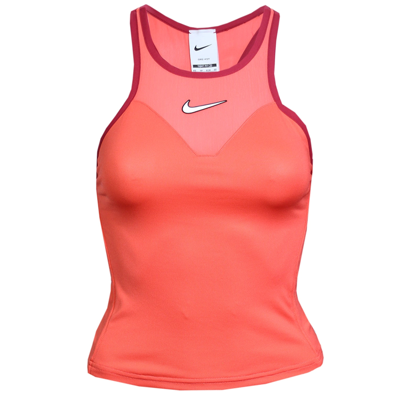 NikeCourt Dri-Fit Slam Noble Red & White Women's Tank NY SLD