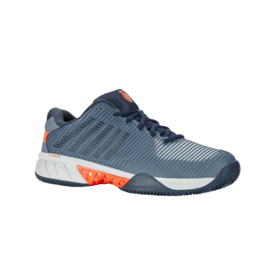 K-Swiss Hypercourt Express 2 Grey/Orange Men's Clay Court Tennis Shoes