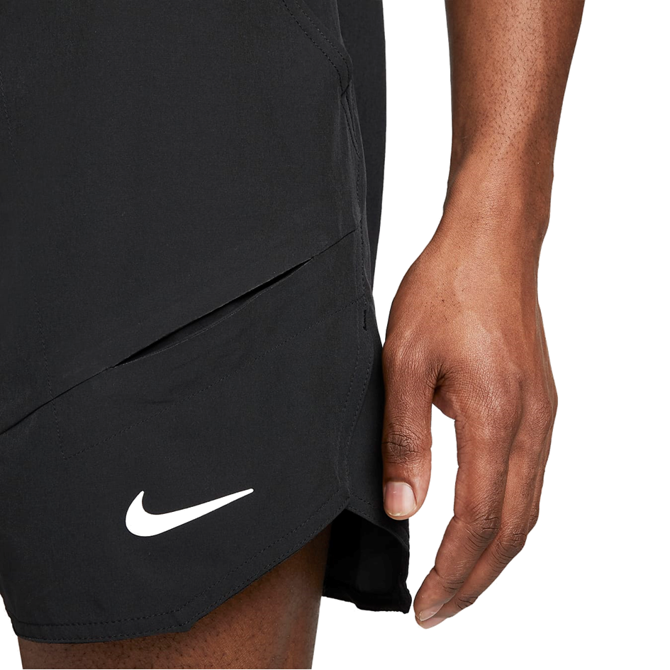 NikeCourt Dri Fit Advantage 7 Men s Black Tennis Shorts Control the T Sports