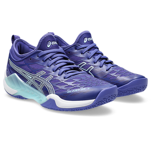 Asics Blast FF 3 Eggplant & Aquamarine Women's Indoor Court Shoes