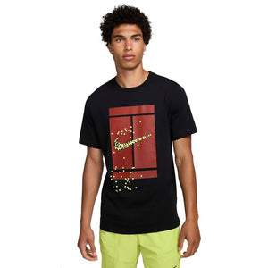 NikeCourt Men's Fall Heritage Black T-Shirt