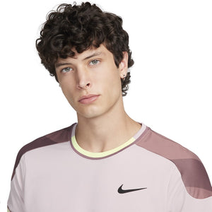 NikeCourt Dri-FIT Slam Men's Platinum Violet & Smokey T-Shirt