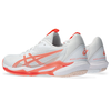 Asics Solution Speed FF3 White/Sun Coral Women's Tennis Shoes