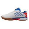 K-Swiss Hypercourt Express 2 White & Red Indoor Court Shoes Side 3