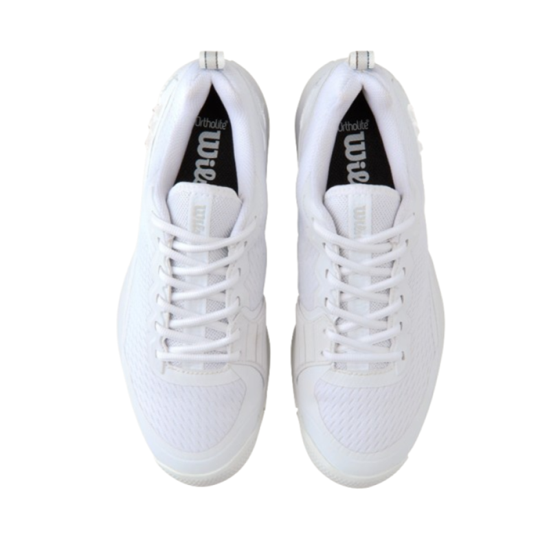 Wilson Rush Pro 4.5 White/White/Black Men's Tennis Shoes – Control