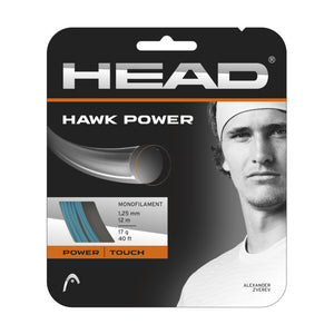 HEAD Hawk Power Monofilament 17g Petrol Tennis String Set