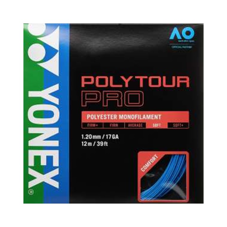 Yonex Poly Tour Pro 120 17g Blue Tennis String Set