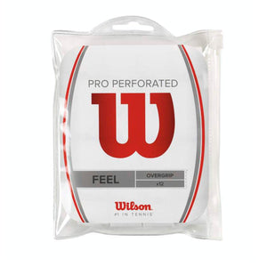 Wilson Pro Overgrip Perforated 12 Pack White