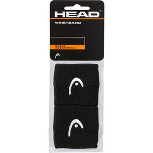Head Black 2.5" Wristband (Pair)