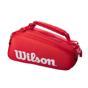 Wilson Super Tour 9 Pk Red Tennis Bag