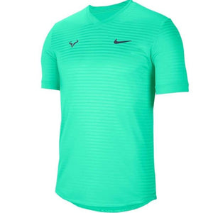 Nike Rafa Challenger Green Glow/Thunder Blue Men's T-Shirt