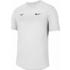 Nike Rafa Challenger White/Gridiron Men's T-Shirt Front