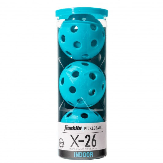 Franklin X-26 Indoor Pickleball Balls 3-Pack