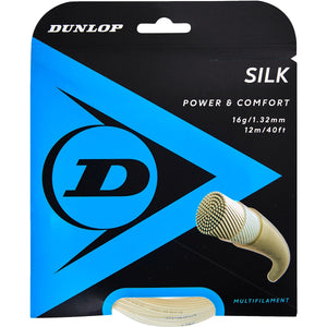 Dunlop Silk 16g/1.32mm Multifilament Tennis String Set - Natural