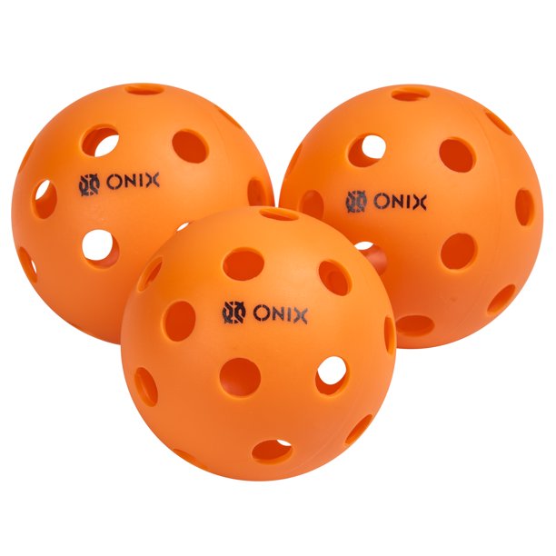 Onix Fuse Orange Indoor Pickleball (3 Pack)