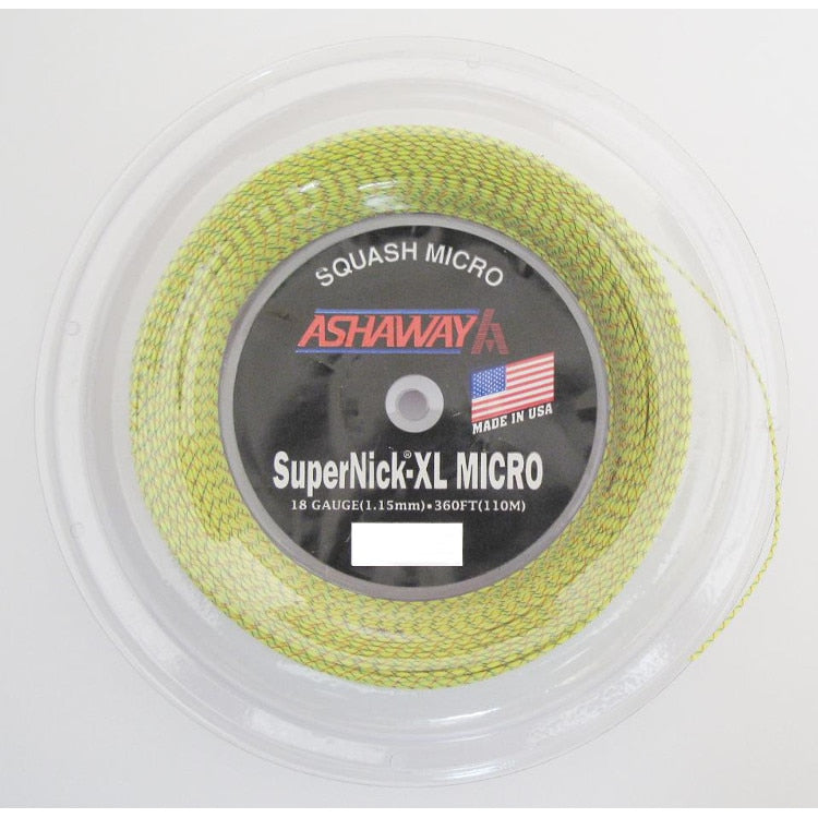 Ashaway SuperNick XL Micro 360' Reel Squash String