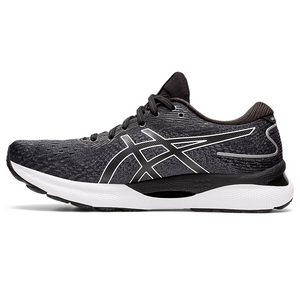 Asics Gel-Nimbus 24 Black/White Men's Running Shoes - Medial Side
